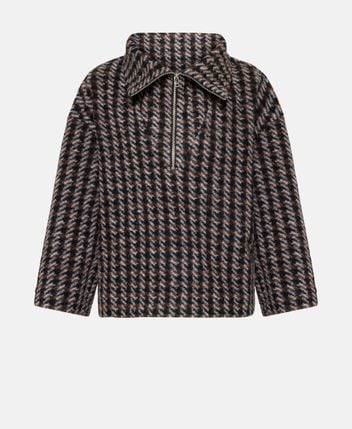 Wool-blend pullover