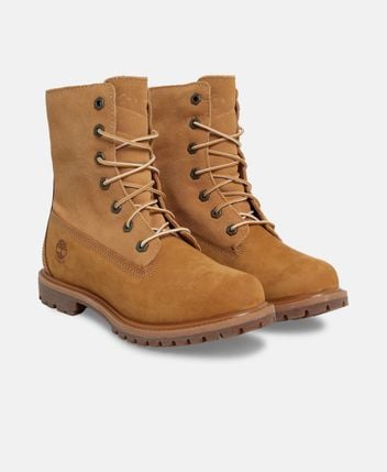 Lace-up ankle boot