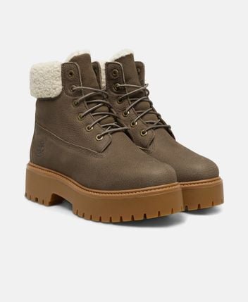 Lace-up ankle boot