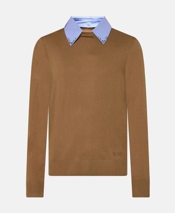 Wool-blend pullover