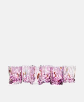 Water glasses, set of 6 Murrine