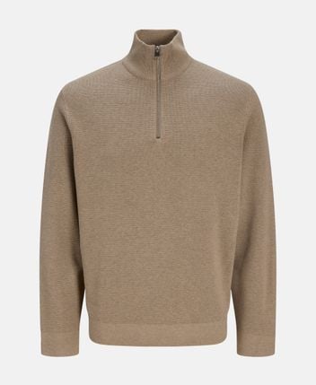 Troyer JWHMILANO STITCH KNIT HALF ZIP JNR