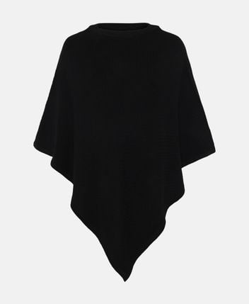 Knitted poncho