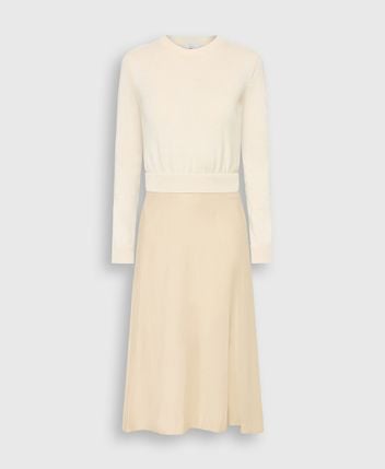Wool-blend dress