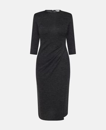 Wool-blend dress