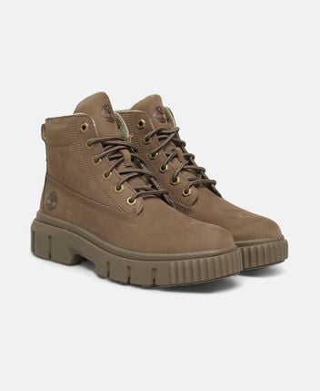 Lace-up ankle boot