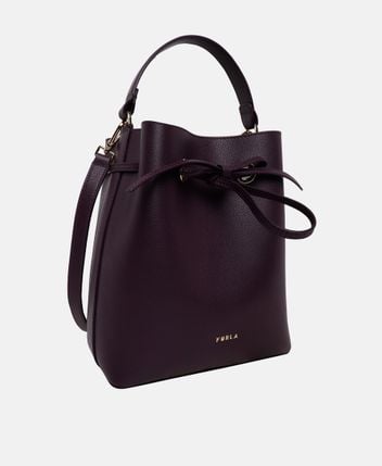 Leather bucketbag Costanza