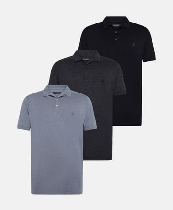 Polo shirts, pack of 3