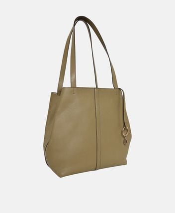 Leather shopper