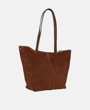 Leather shopper