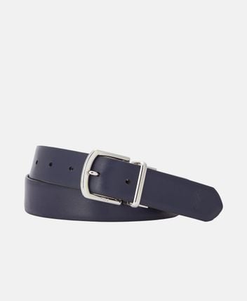 Reversible leather belt