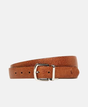 Reversible leather belt
