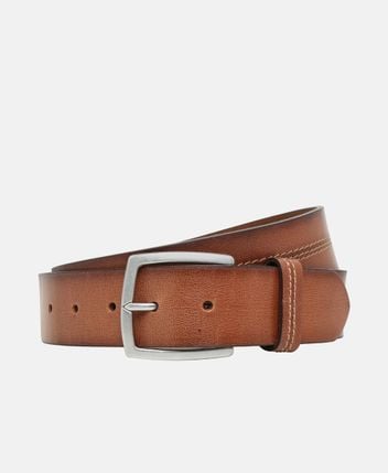 Leather belt
