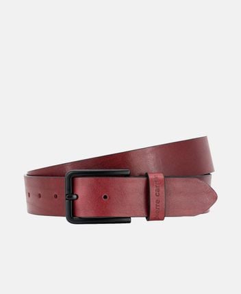 Leather belt