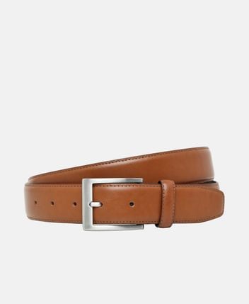 Leather belt