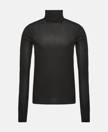 Silk longsleeved top