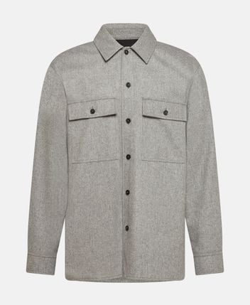 Wool overshirt