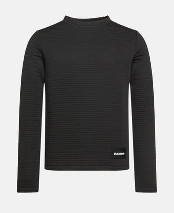 Wool-blend top