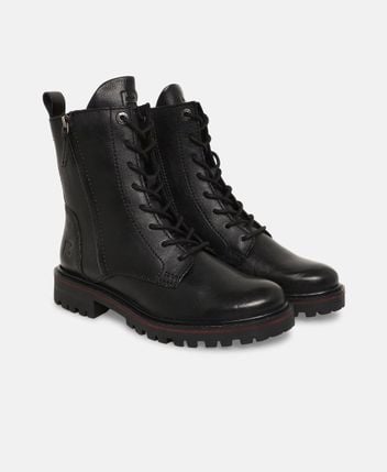 Lace-up ankle boot