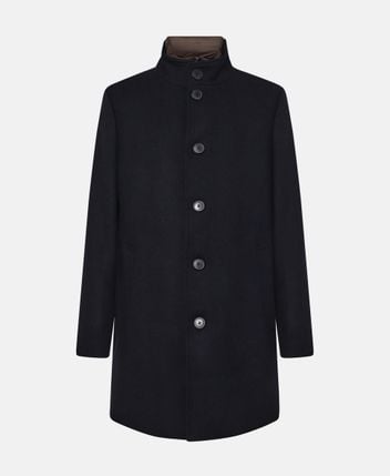 Wool-blend coat Mantel