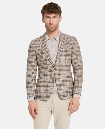 Wool-blend suit jacket
