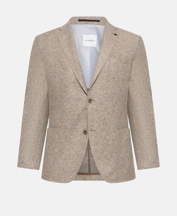Wool-blend suit jacket