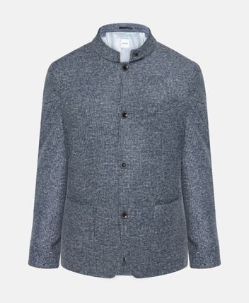 Wool-blend suit jacket