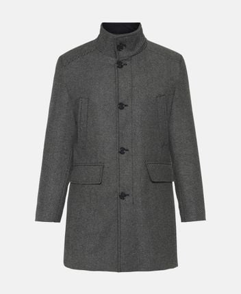 Wool-blend coat