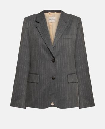 Wool-blend blazer
