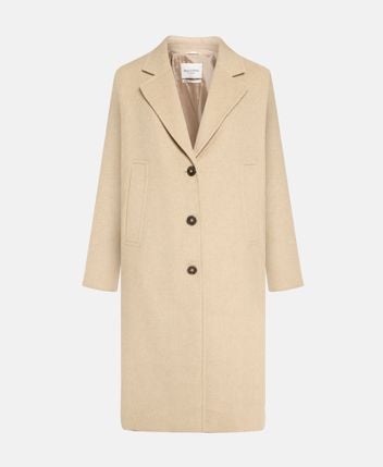 Wool-blend coat