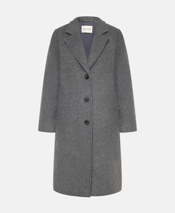 Wool-blend coat