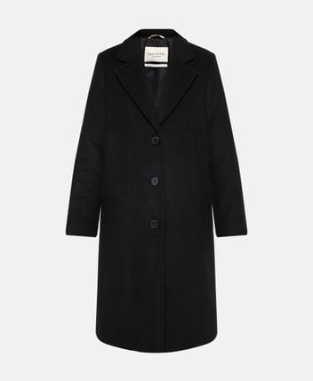 Wool-blend coat