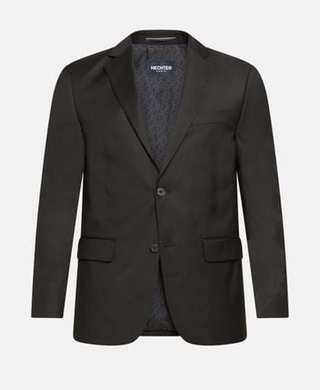 Wool-blend suit jacket