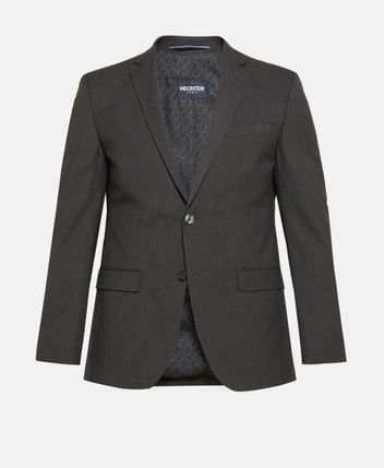 Wool-blend suit jacket