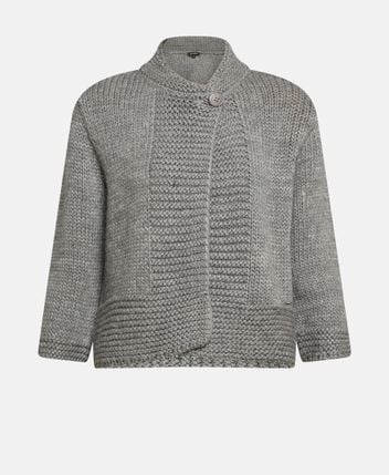 Wool-blend cardigan