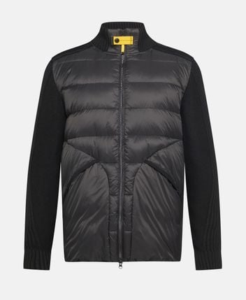 Hybrid down jacket