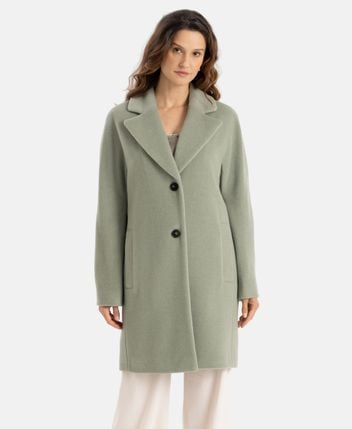 Wool-blend coat