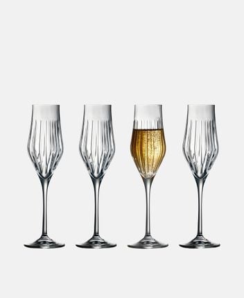 Champagne glasses, set of 4