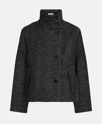 Wool-blend jacket Objriki