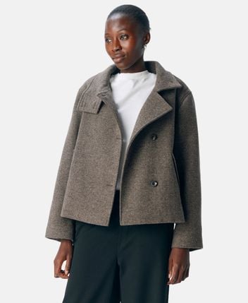 Wool-blend jacket Objriki
