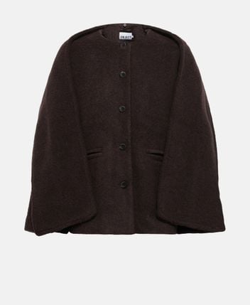 Wool-blend jacket Objmaise