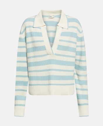 Silk-blend polo shirt