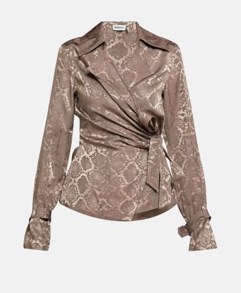Wrap blouse