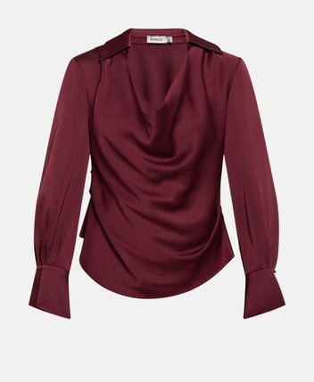Satin shirt blouse