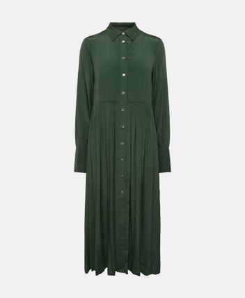 Silk-blend dress