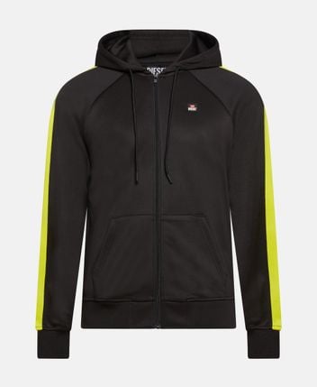 Hooded sweat jacket