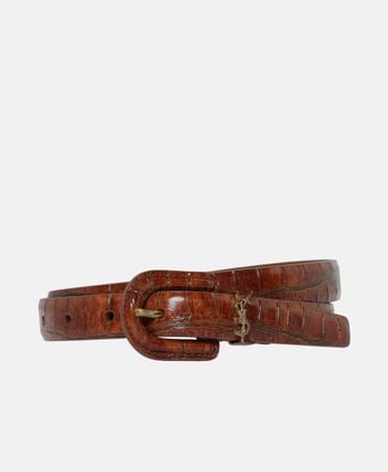 Leather belt