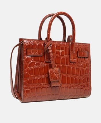 Leather handbag Sac de jour