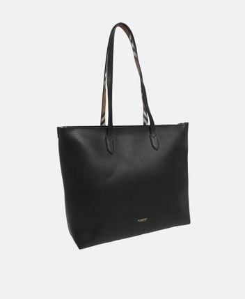 Leather shopper