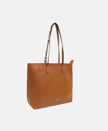 Leather shopper